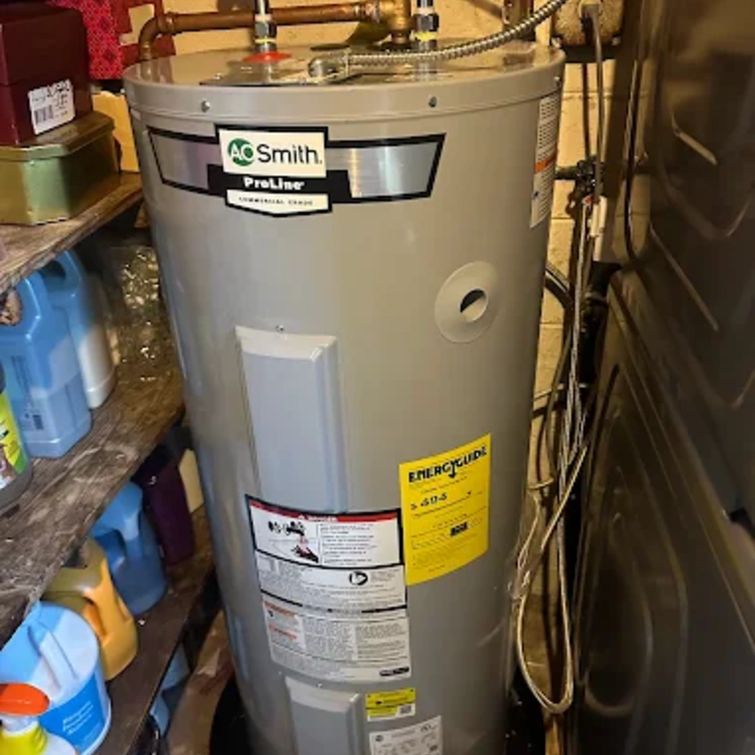 AO Smith commercial water heater installation by professional plumber in Miami FL