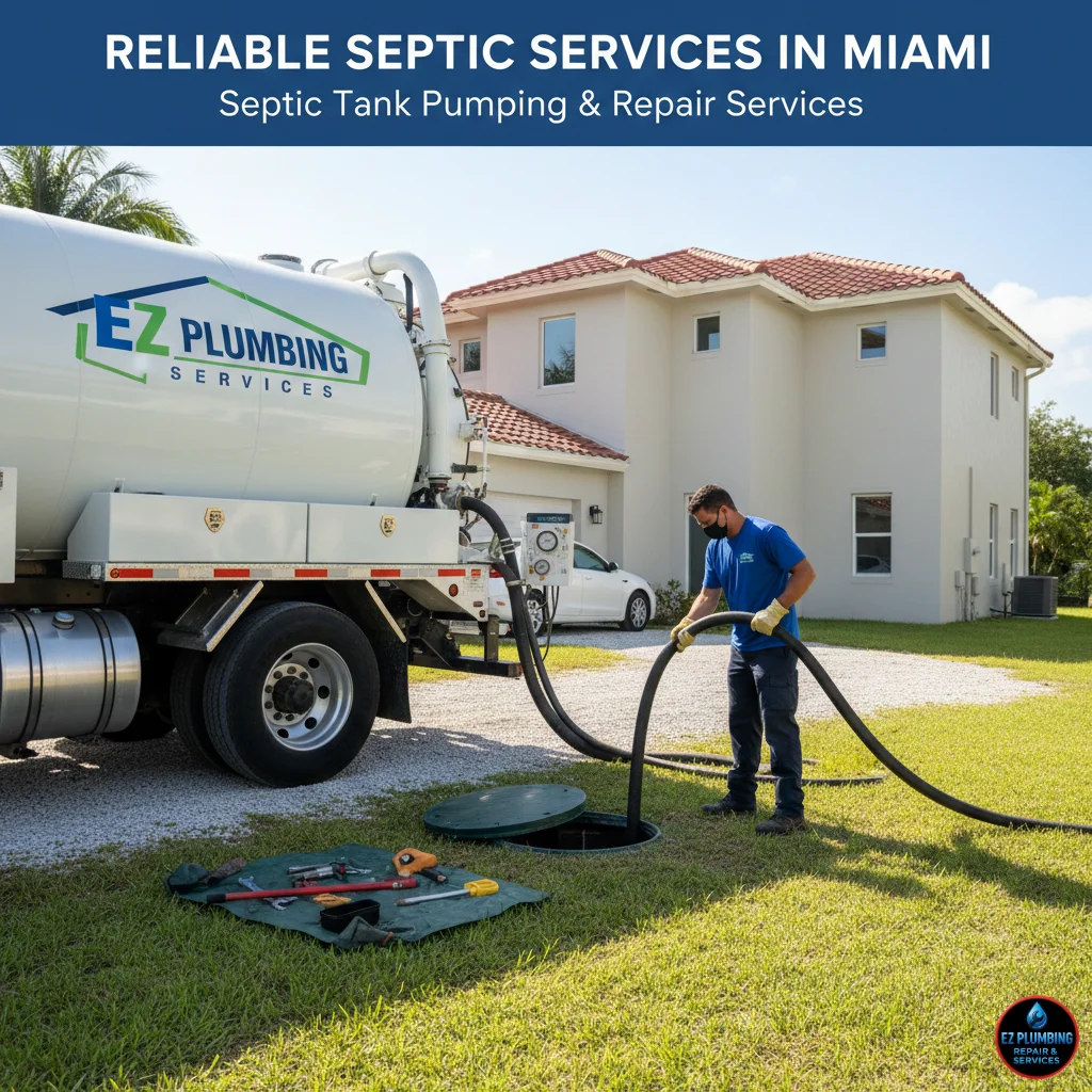 Professional septic system pumping service to ensure smooth operation of residential and commercial septic tanks.