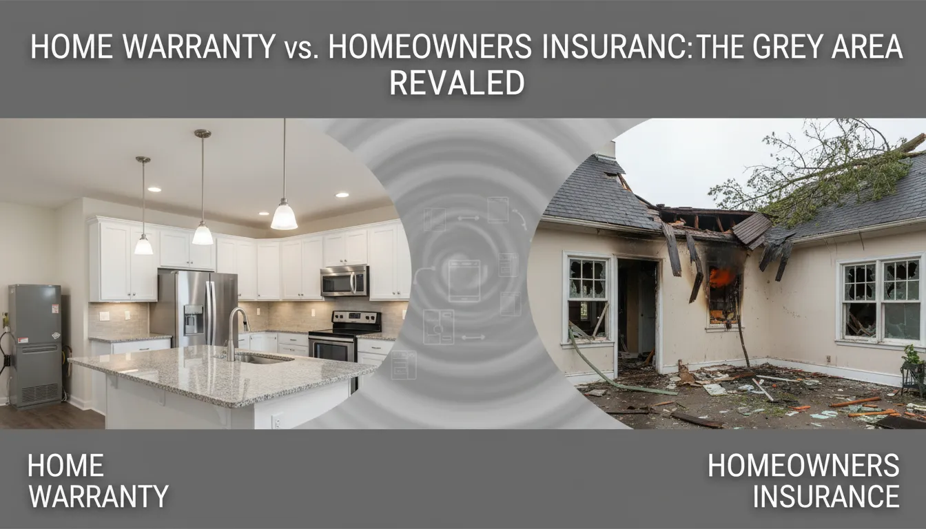 Comparison between home warranty and homeowners insurance coverage