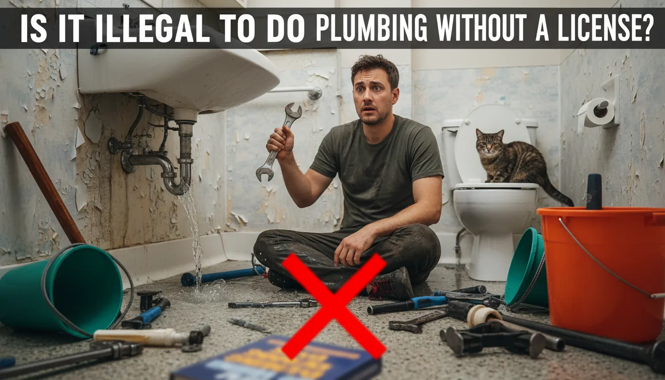 Can a handyman do plumbing: The legal consequences of performing plumbing work without a license..
