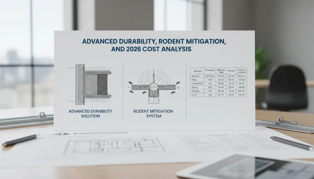 Comparative analysis of PEX durability, rodent protection methods, and 2026 plumbing installation costs for residential buildings.