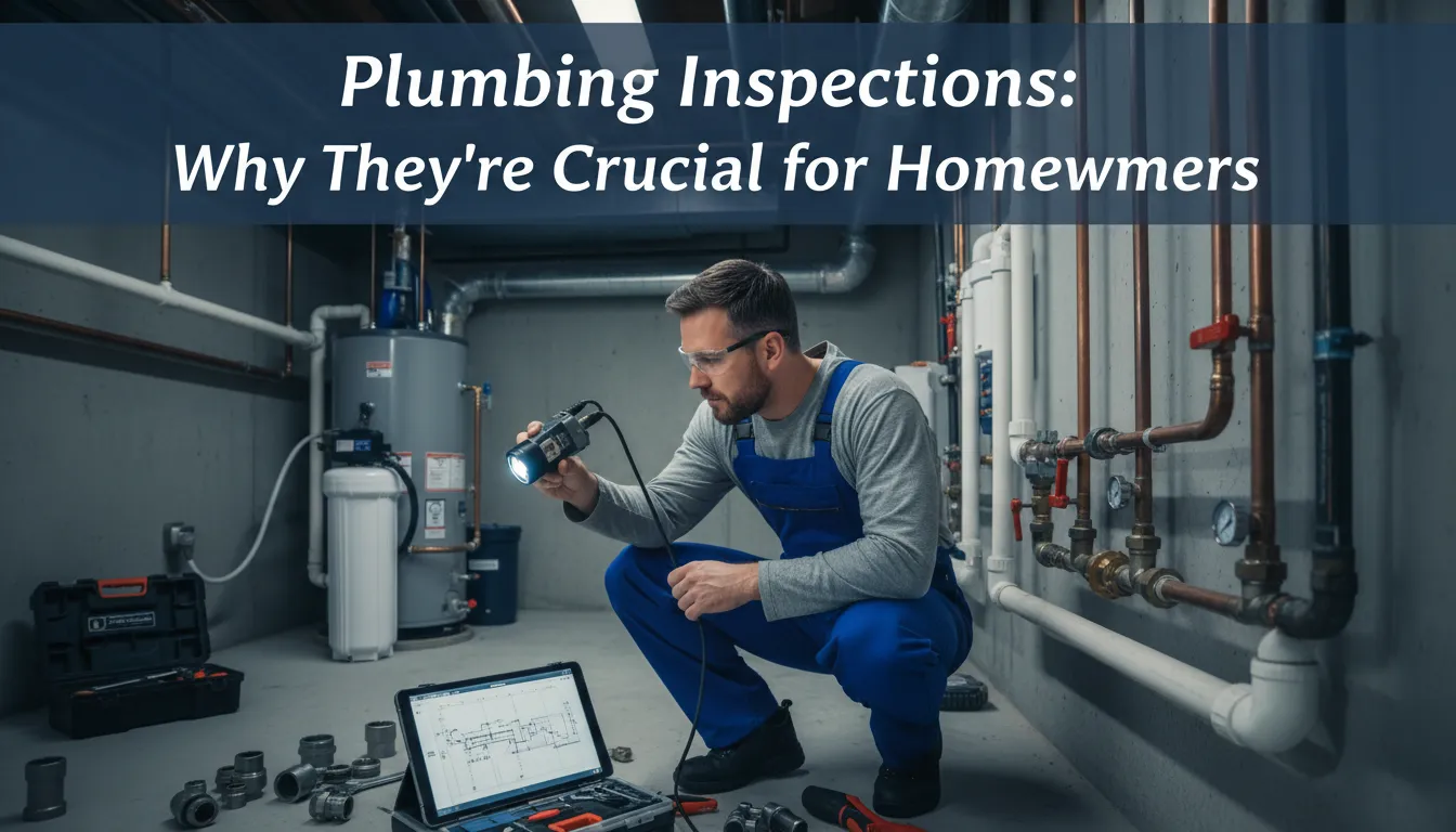 The importance of plumbing inspections in maintaining a safe and efficient home.