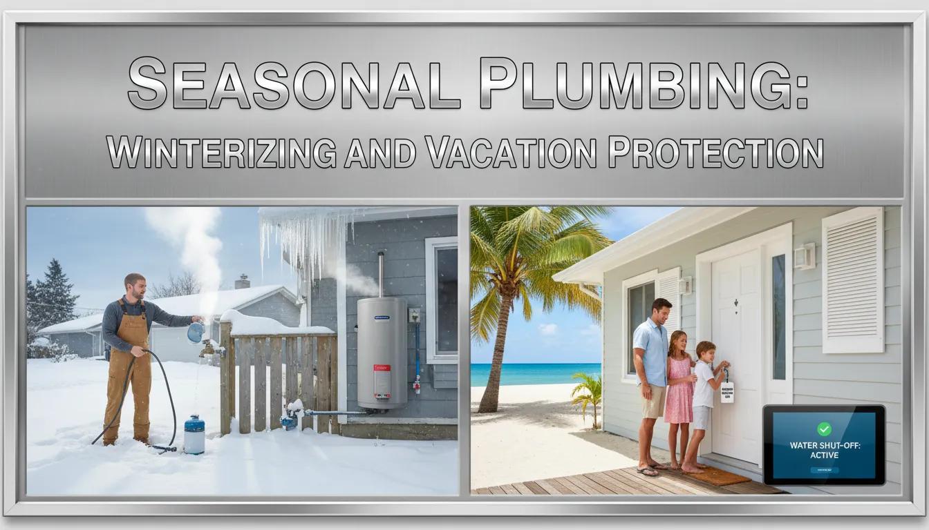 Essential plumbing tips for winterizing your home and protecting pipes during vacations