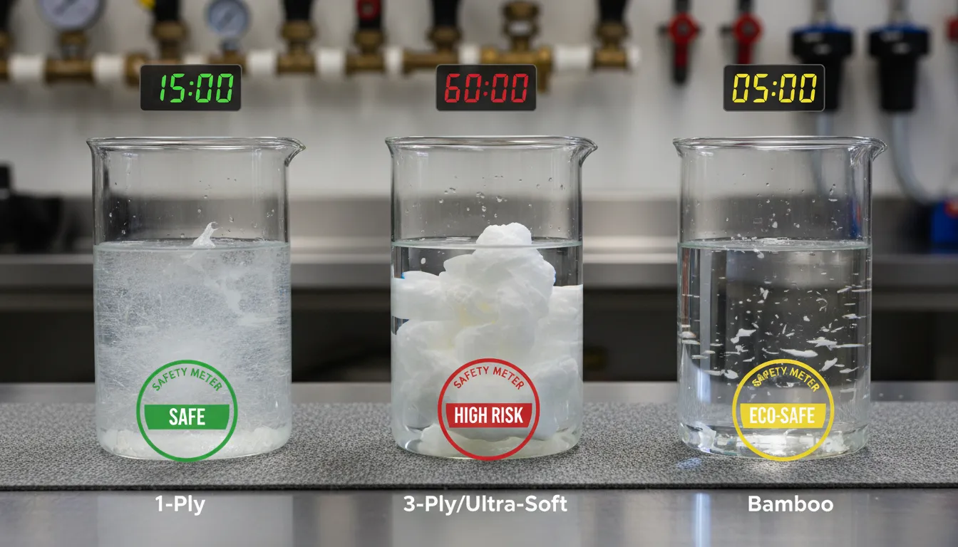 How Long Does It Take for Toilet Paper to Dissolve? 2026 Brand Science & Pipe Safety Guide!