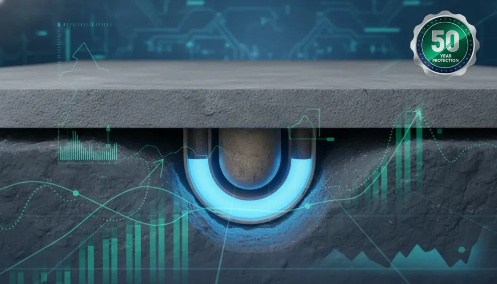 Professional cost-benefit analysis chart comparing the long-term ROI of trenchless sewer repair versus traditional excavation methods in 2026.