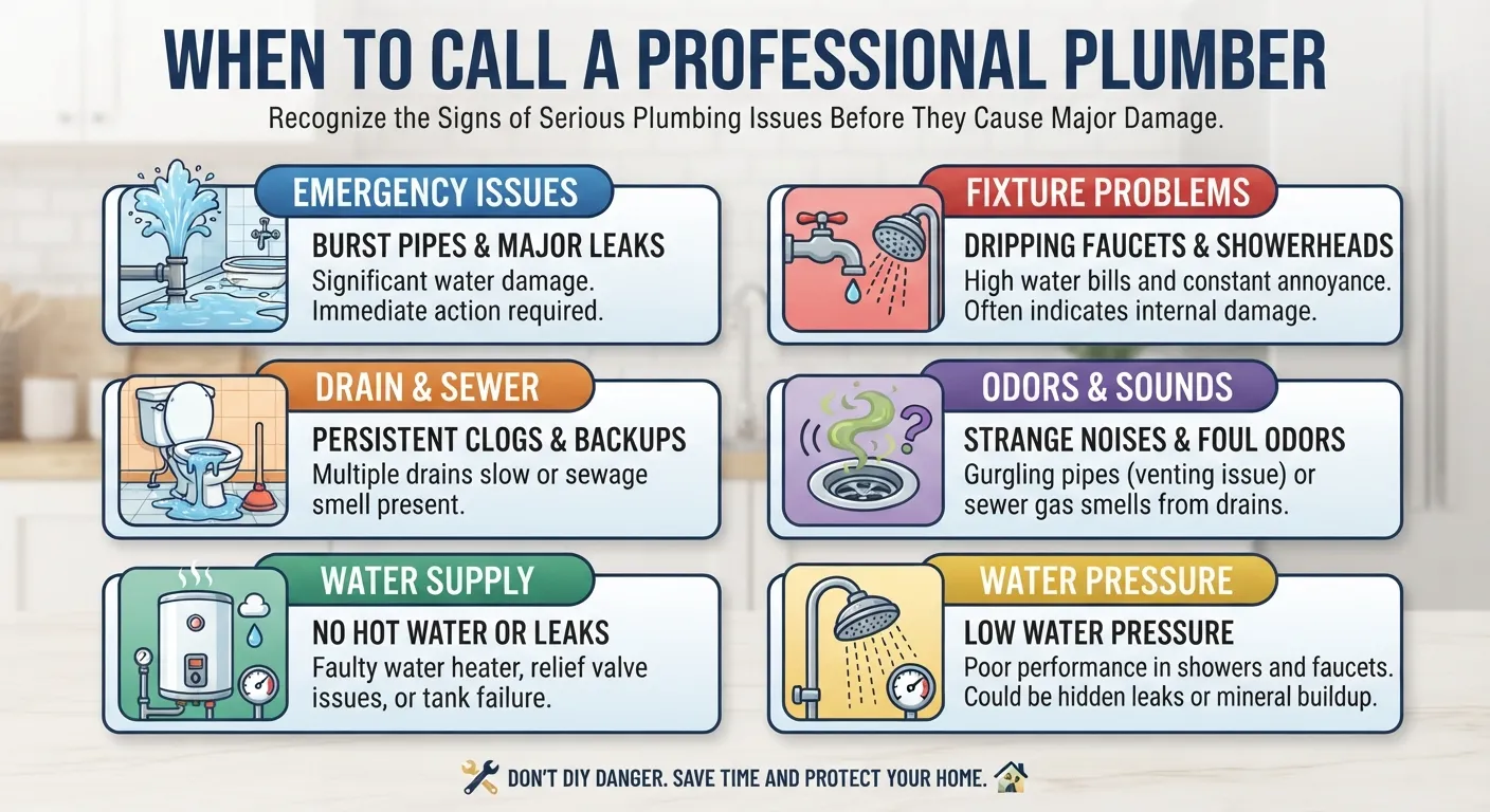 Infographic illustrating common garbage disposal myths alongside essential do's and don'ts for proper kitchen sink maintenance.