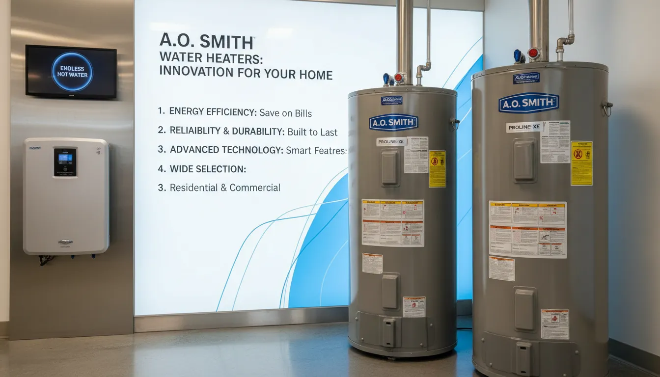 Key Features and Benefits of A. O. Smith Water Heaters