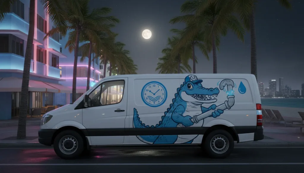 24-hour emergency plumber in Miami Beach offering fast response for leaks, burst pipes, clogged drains, and urgent plumbing repairs.