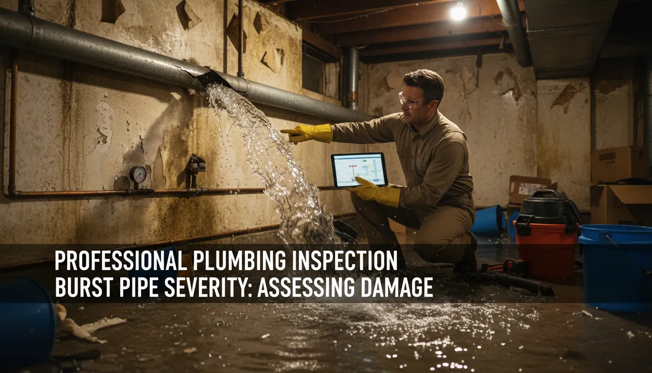 How to Assess the Severity of a Burst Pipe