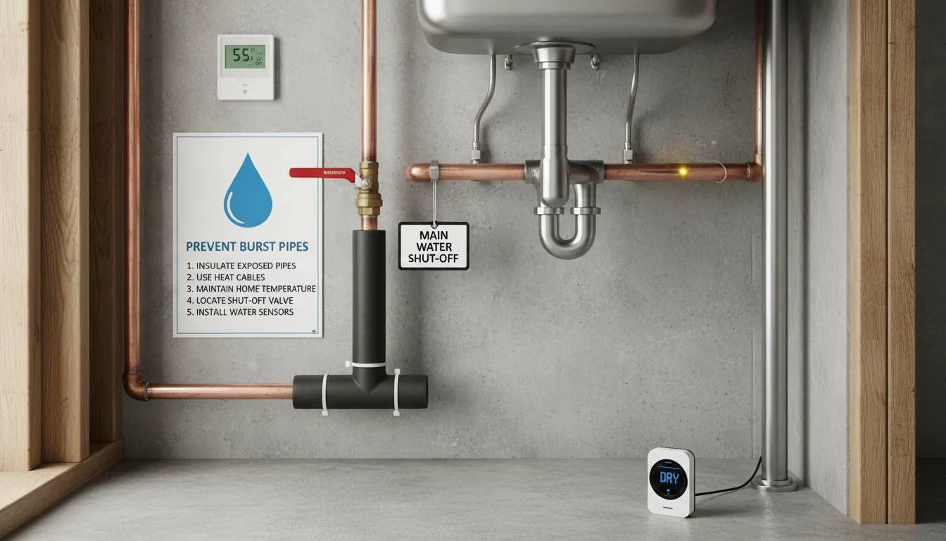 How to Prevent Burst Pipes and Water Damage