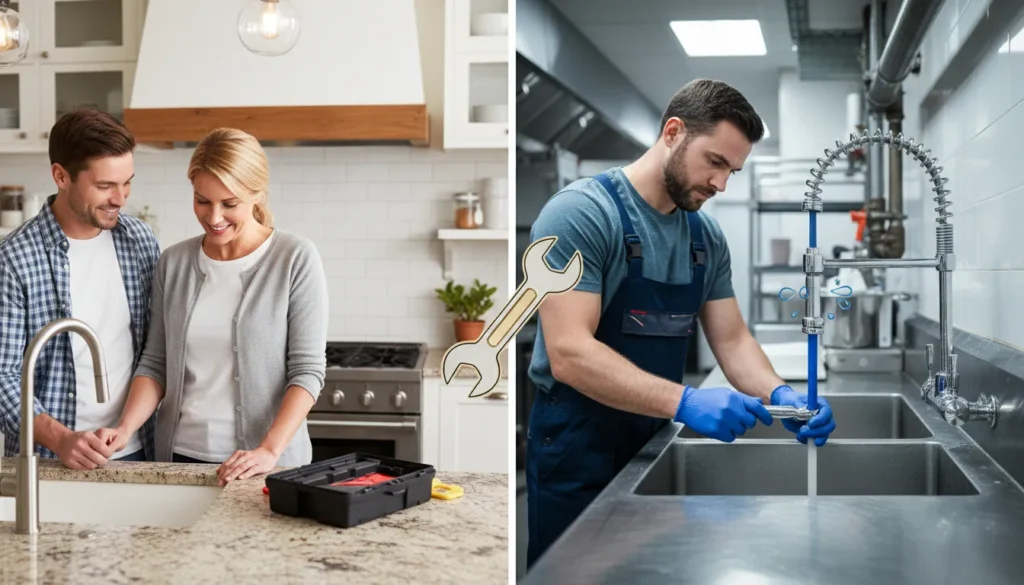 Residential and commercial faucet repair near you in Miami, FL by licensed plumber for homes and businesses