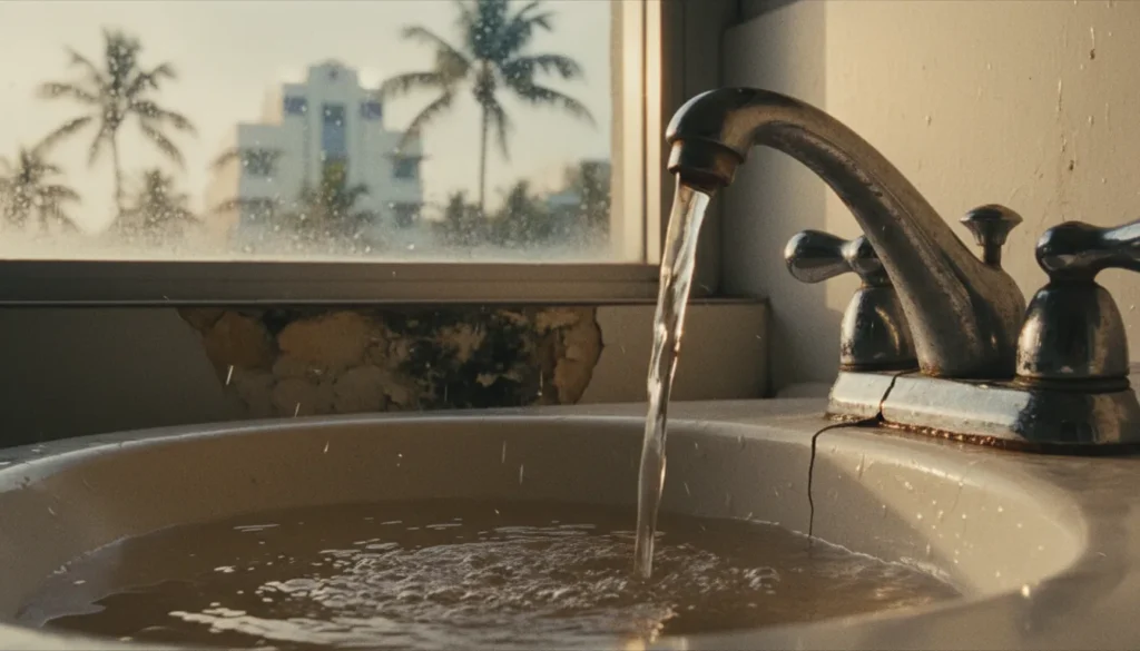 Signs you need immediate faucet repair near you in Miami, FL including leaking, dripping, and broken faucet