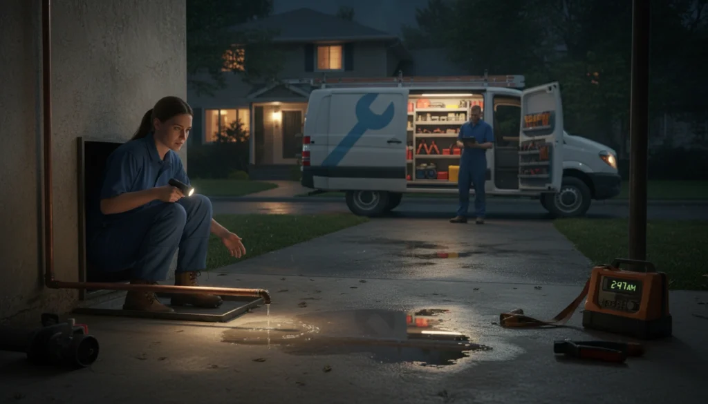 Trusted 24 hour plumbers near you providing reliable and fast emergency plumbing services