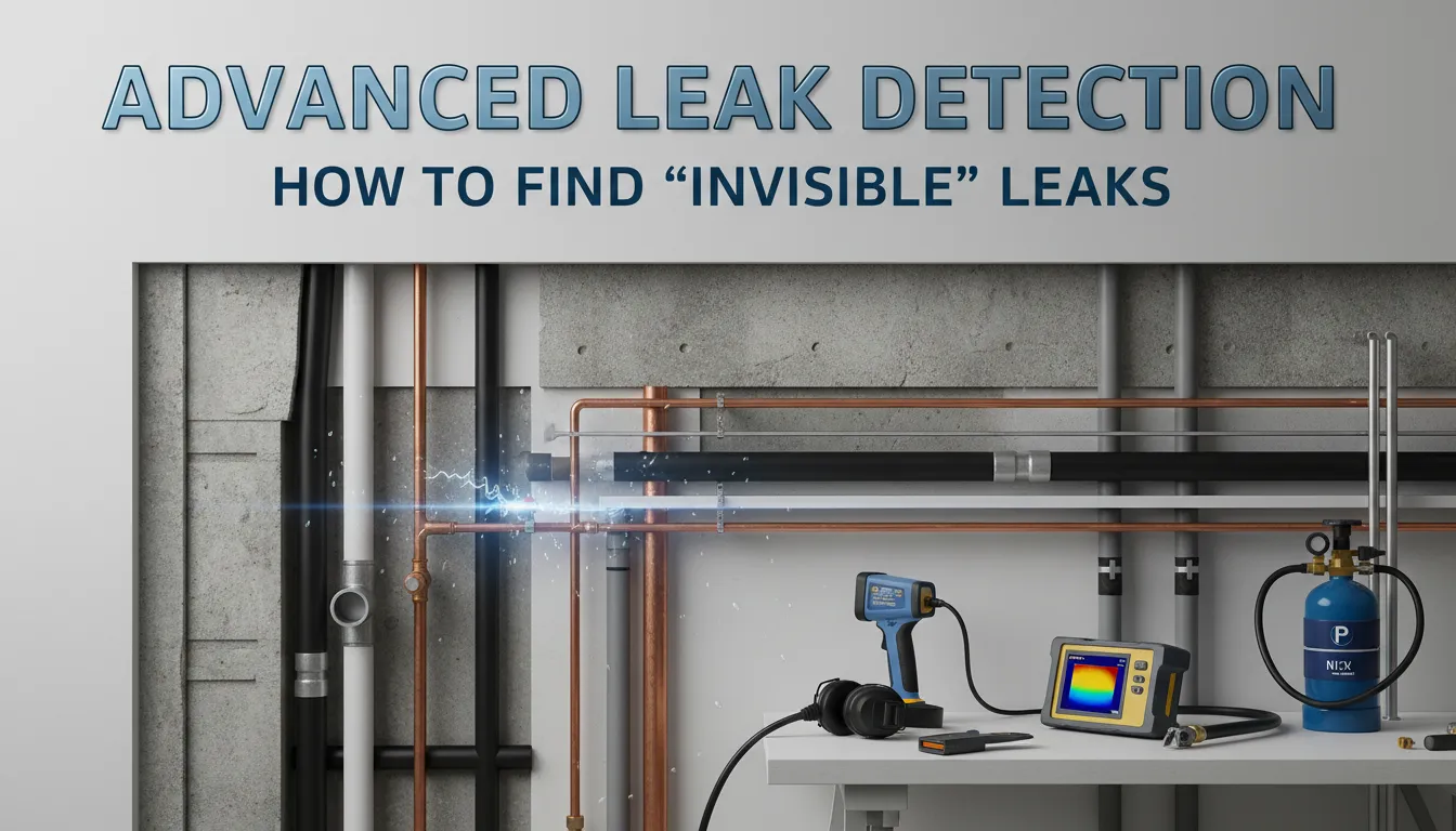 Techniques and tools for detecting hidden plumbing leaks in your home
