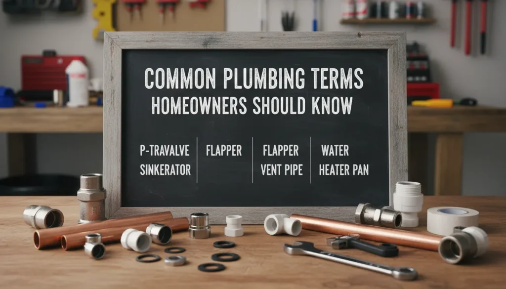 Common plumbing terms homeowners should know. Learn essential plumbing vocabulary to manage repairs and improvements effectively in your home.