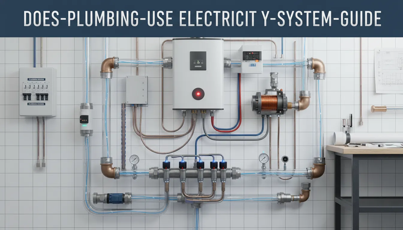 Does plumbing use electricity for water systems