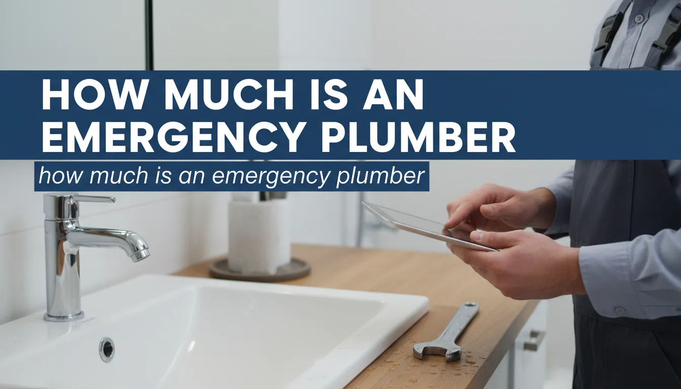 How much is an emergency plumber? Learn about the costs and factors affecting emergency plumbing services.