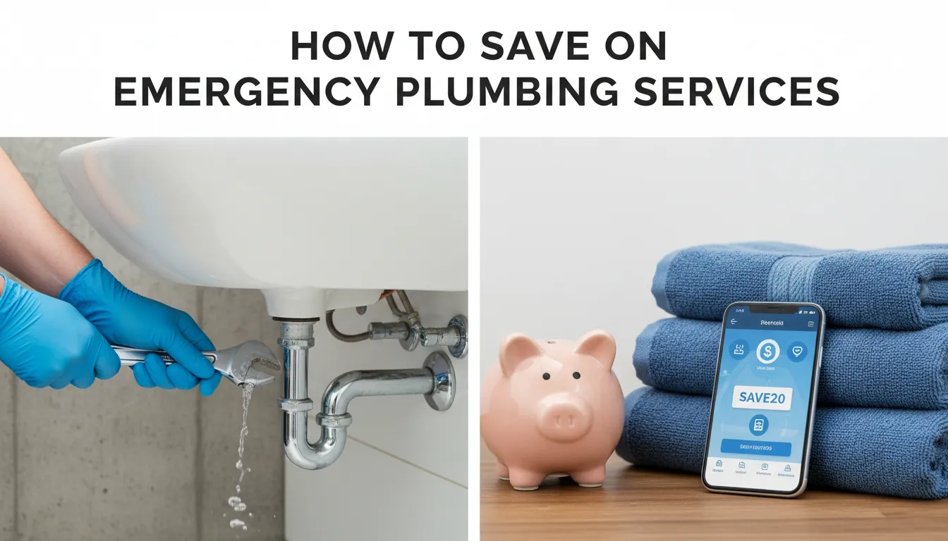 Tips and strategies for saving on emergency plumbing services, such as getting multiple quotes and scheduling during off-peak hours