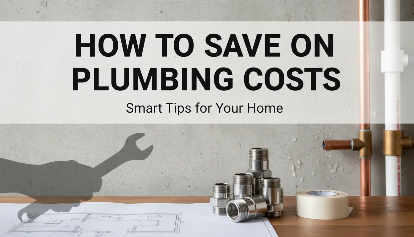 Tips and strategies to reduce plumbing costs, including regular maintenance and DIY repairs.