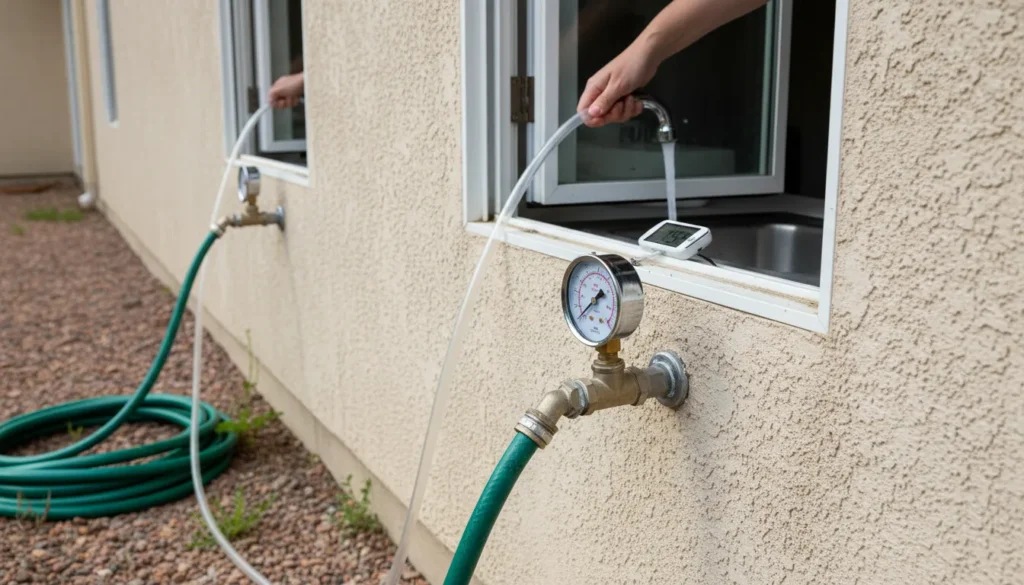 How to fix water pressure by performing a 2-minute pressure drop test