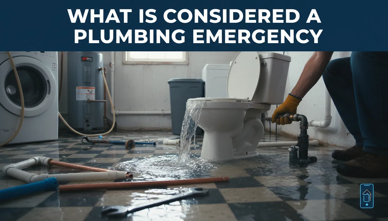 Plumbing Emergency: What is Considered a Plumbing Emergency and How to Handle It