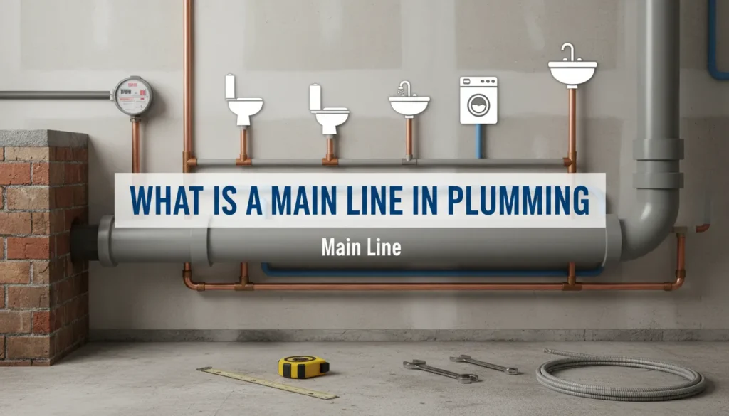 What is the main line in plumbing? A detailed guide explaining the main water or waste line in plumbing systems.