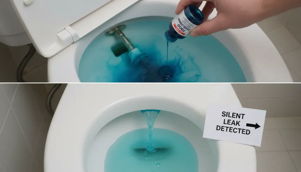 Plumber for Running Toilet - Food Coloring Dye Test for Leaks
