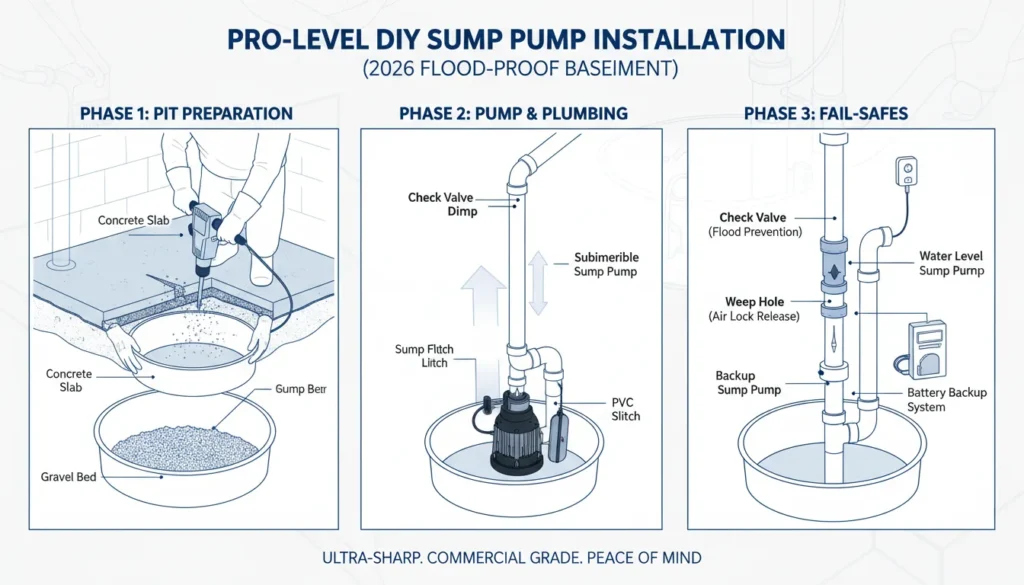 2026 Step-by-Step Installation Guide for submersible sump pump DIY