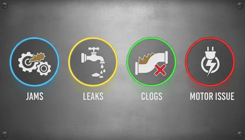 A professional plumber inspecting a leaking garbage disposal unit and cleaning a clogged sink drain pipe.